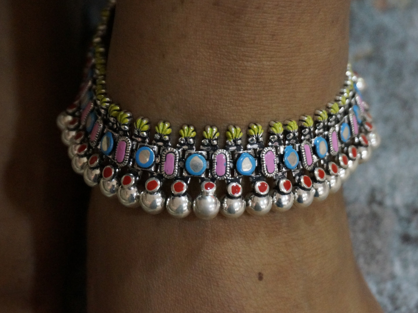 92.5 Pure Silver payal/Anklets – Signature Heritage Luxury