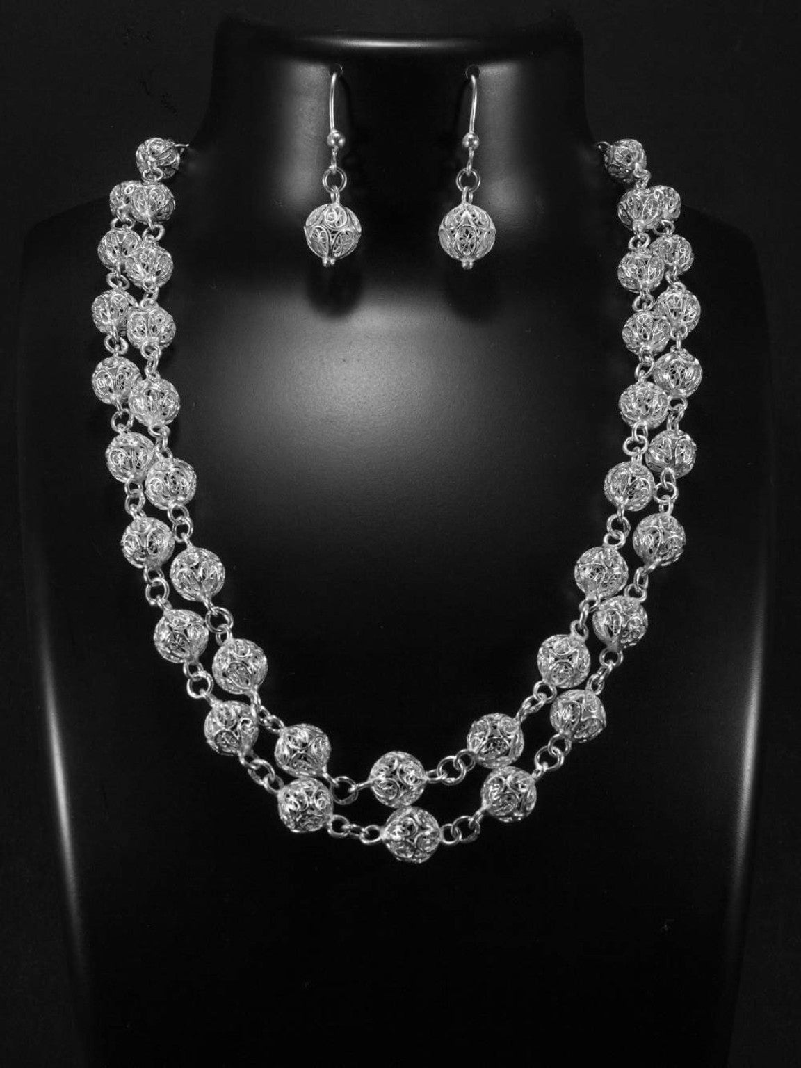 Silver Motor Mala