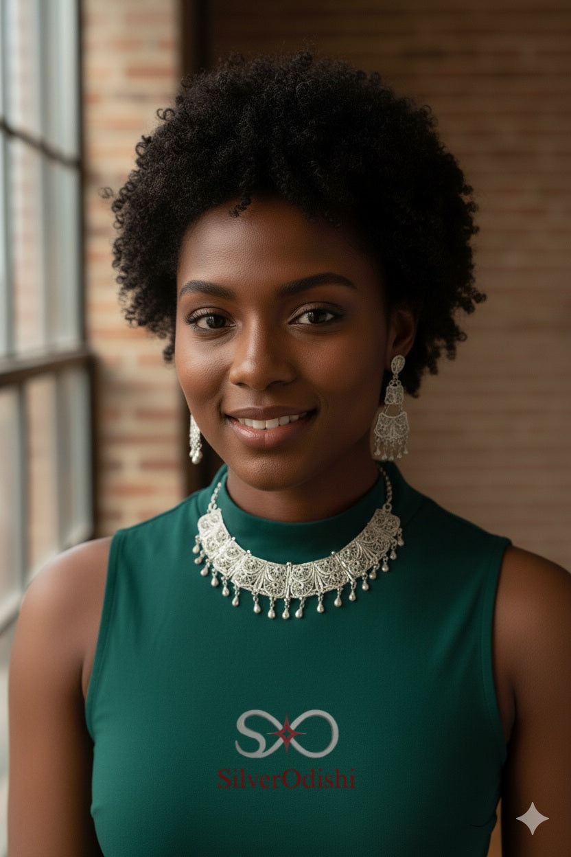 Kalinga Royal Filigree Set in925   sterling silver