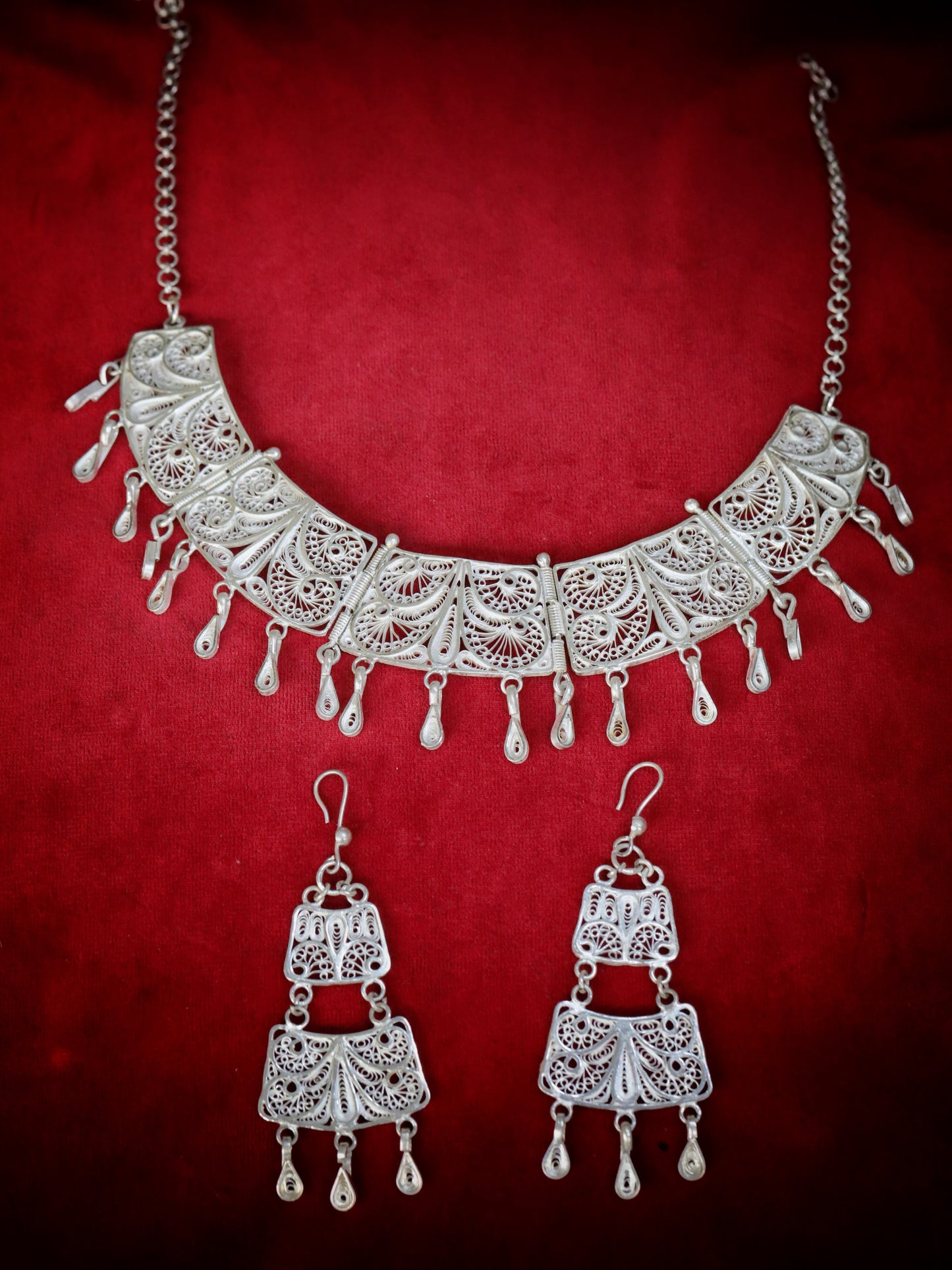 Kalinga Royal Filigree Set in925   sterling silver