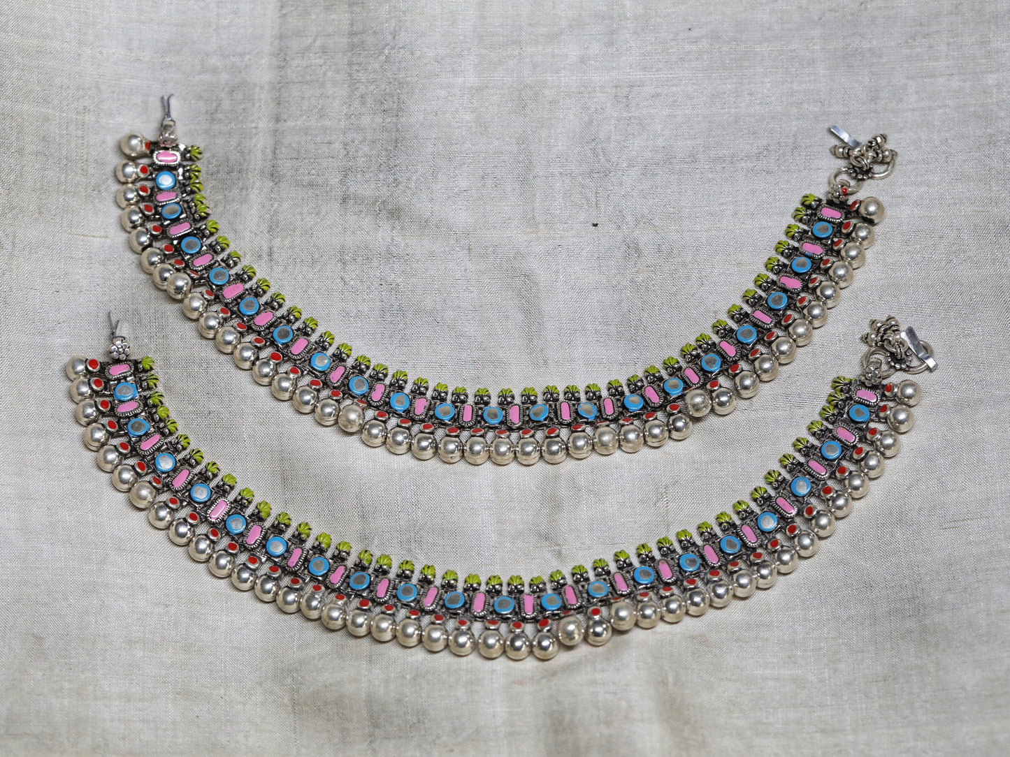 92.5 Pure Silver payal/Anklets – Signature Heritage Luxury