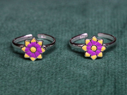 Blossom Toe Rings