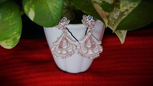 92.5 Pure Silver Filigree earrings