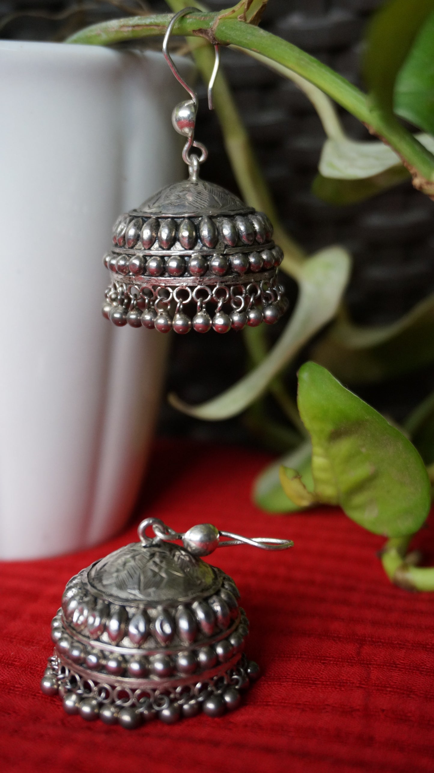 Rustic Bell Jhumkas/ Earing