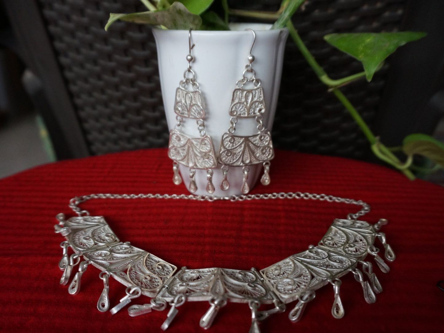 Kalinga Royal Filigree Set in925   sterling silver