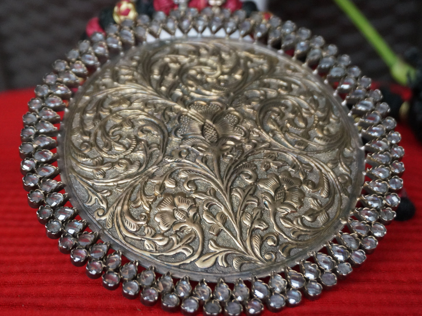 Grandeur Bloom Necklace Set in 92.5 sterling silver