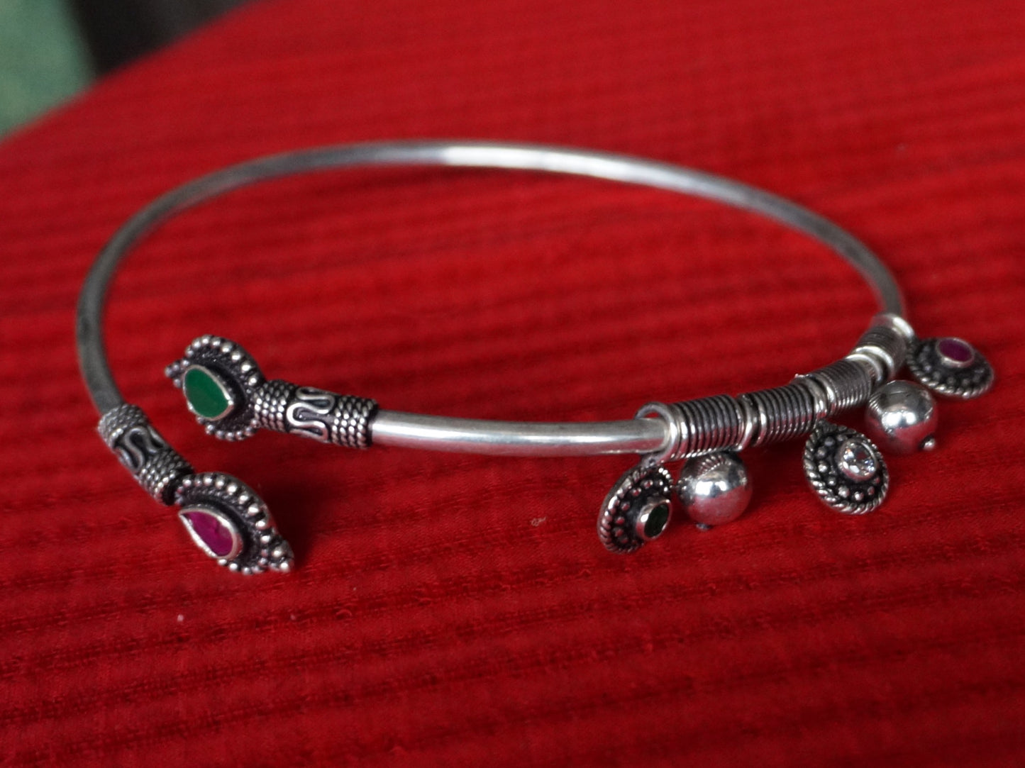 92.5 Pure Silver Oxidized Anklets – Heritage Luxe