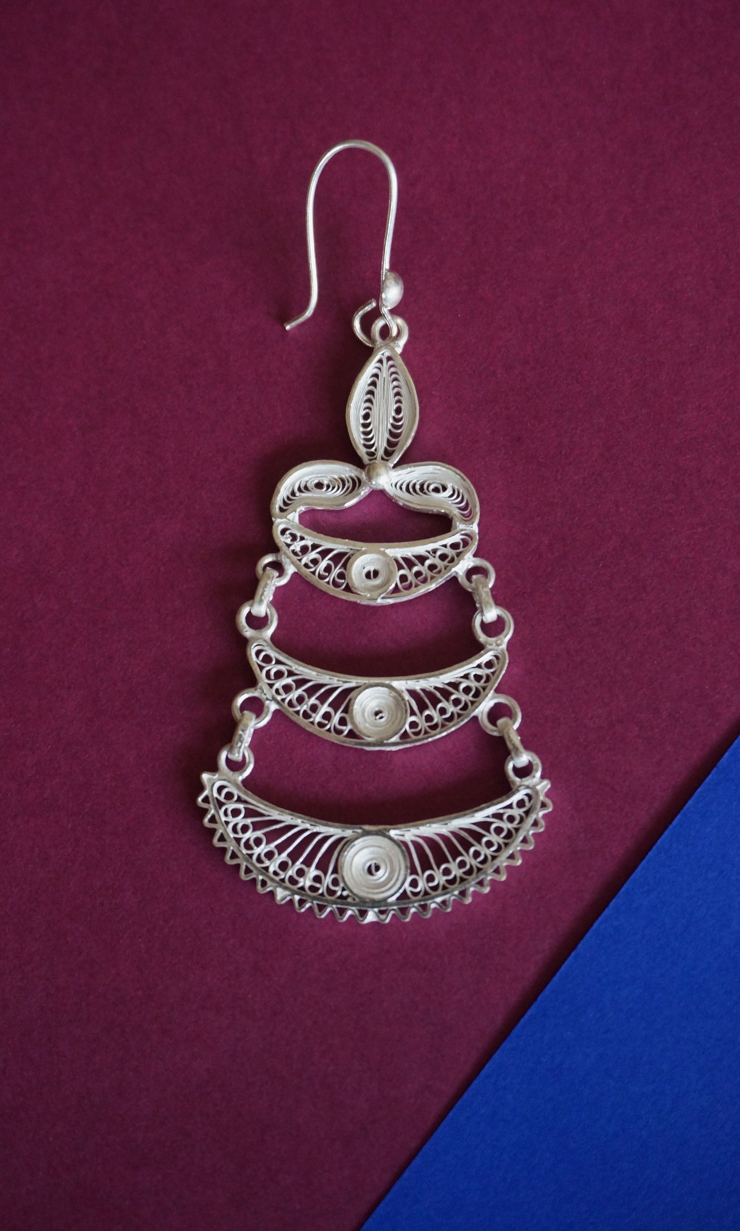 Crescent Bloom Earring