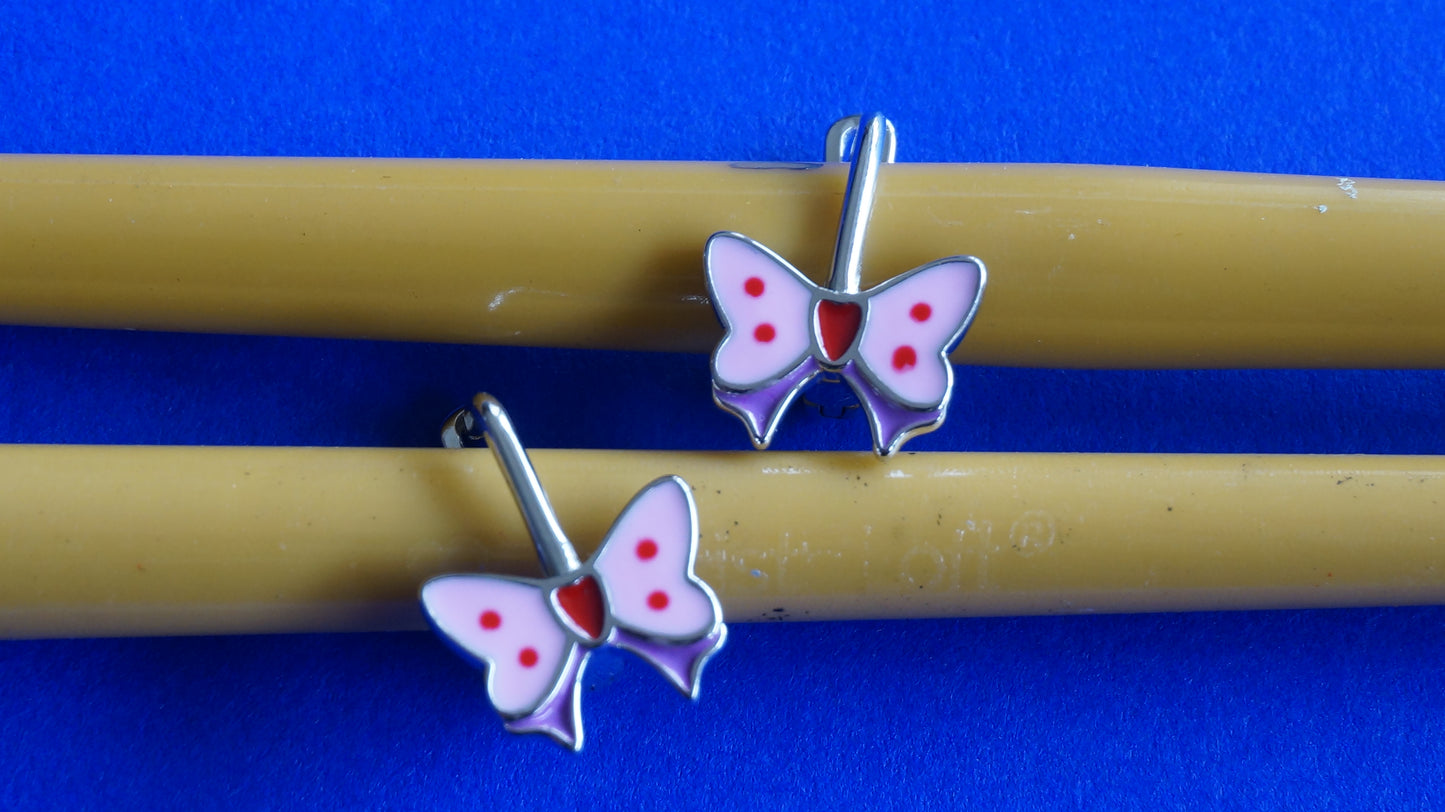 Rosy Flutter Hoops