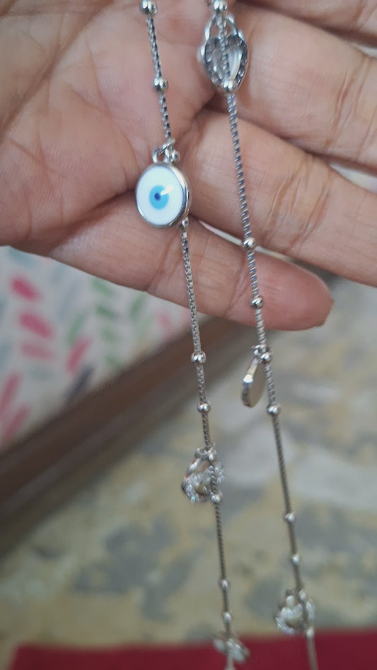 Blue evil eye anket